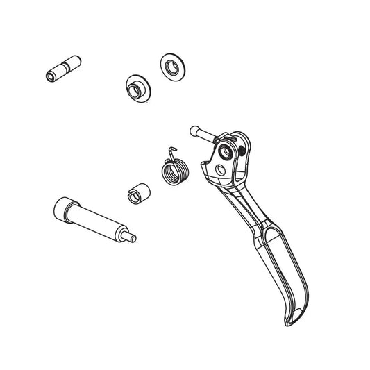 Level TL Aluminum Lever Blade Assembly Includes Pivot Pin Pivot Bushings - Bicycle Warehouse