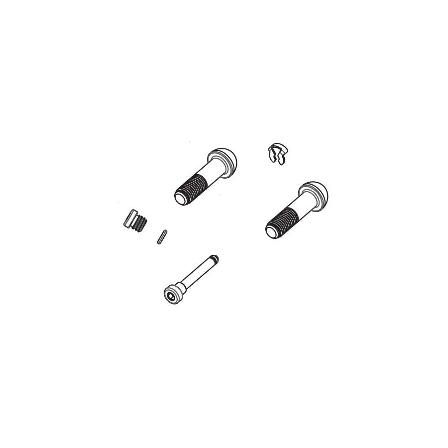 Level T Caliper Hardware Kit with Body Bolts Bleed Screw and Pad pin - Bicycle Warehouse