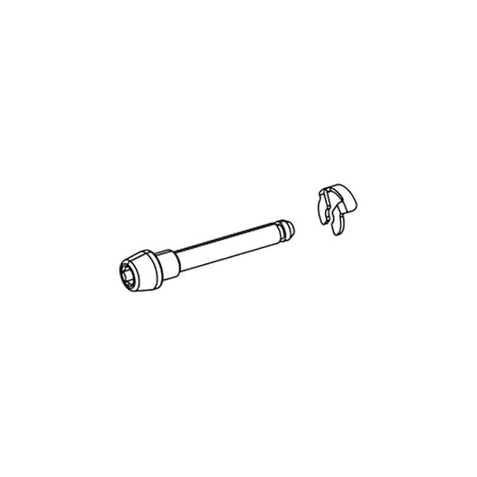 Pad Ret Pin+Clip (Blk) Elixir/Trail - Bicycle Warehouse