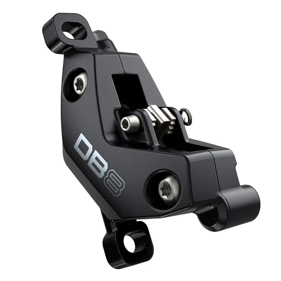 DB8 Disc Brake Caliper - Mineral Oil Caliper Post Mount 4-Piston Diffusion BLK - Bicycle Warehouse