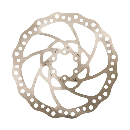 TR180-17 Disc Brake Rotor - 180mm 6-Bolt 2.3mm Thickness Silver - Bicycle Warehouse