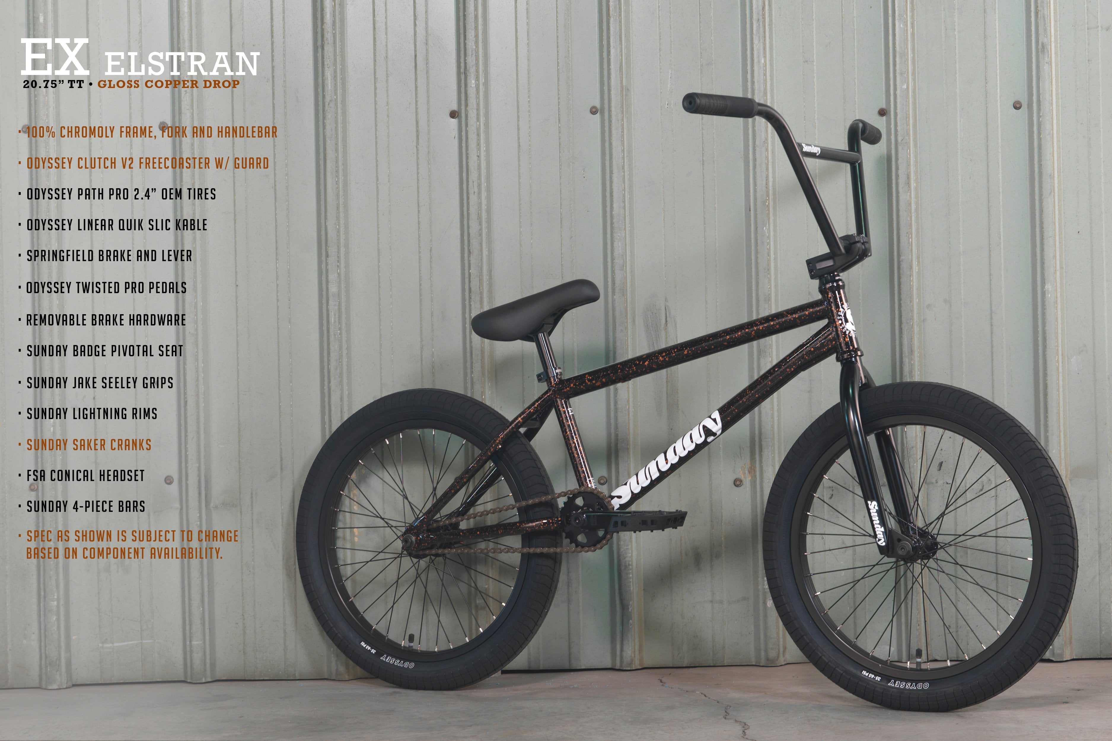 EX - Erik Elstran Signature BMX Bike - Bicycle Warehouse