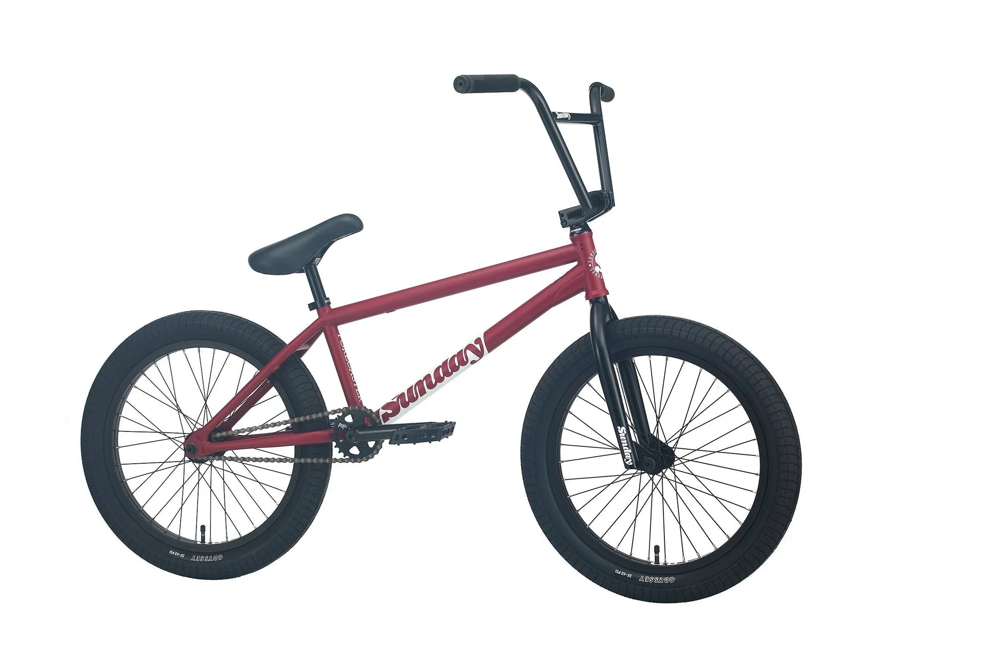 Forecaster BMX Bike - Maroon with 20.75" tt - Bicycle Warehouse