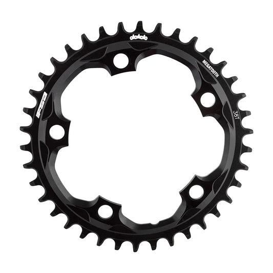 Full Speed Ahead Super Road Megatooth Chainring - 38t 110mm BCD 5-Bolt Aluminum For 1x11-Speed BLK - Bicycle Warehouse
