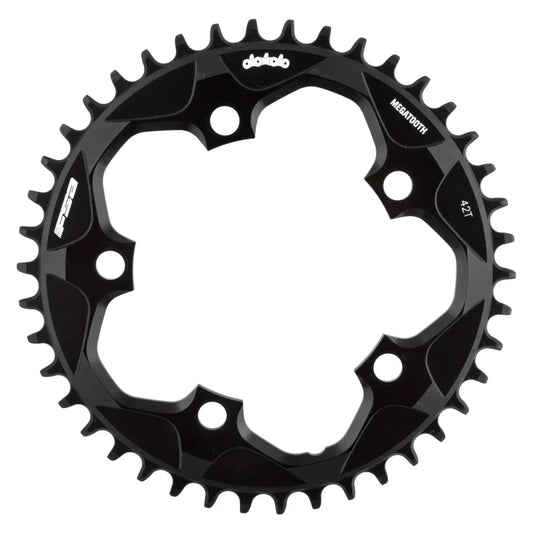 Megatooth Chainring 5x110mm 42T1x10/11sp Black - Bicycle Warehouse