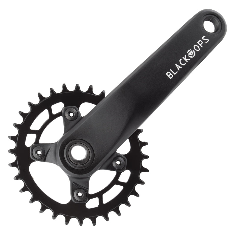 Alloy MTB 1x 175x32 24mm crankset black - Bicycle Warehouse