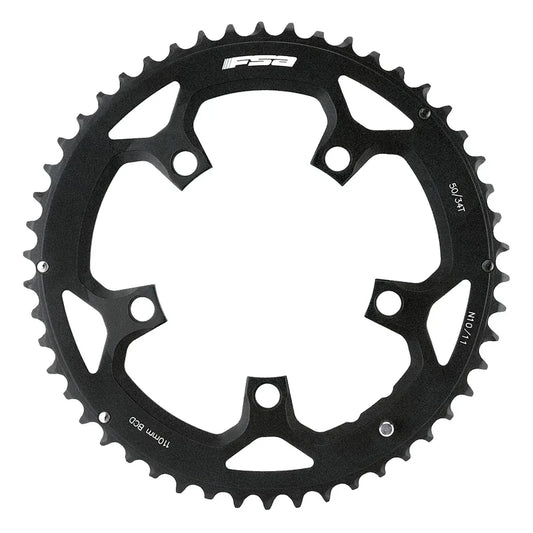 Full Speed Ahead Pro Road Chainring - 50t 110 BCD Aluminum N11 Black - Bicycle Warehouse