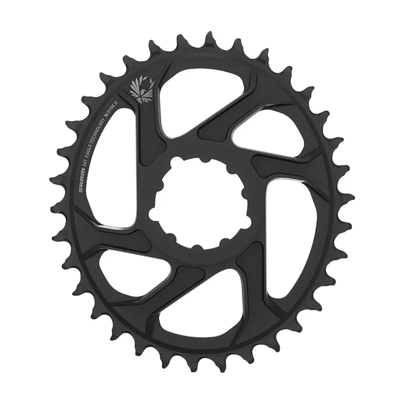 X-Sync 2 Eagle Direct Mount Oval Chainring - 34 Tooth 3mm Boost Offset 12-Speed BLK - Bicycle Warehouse