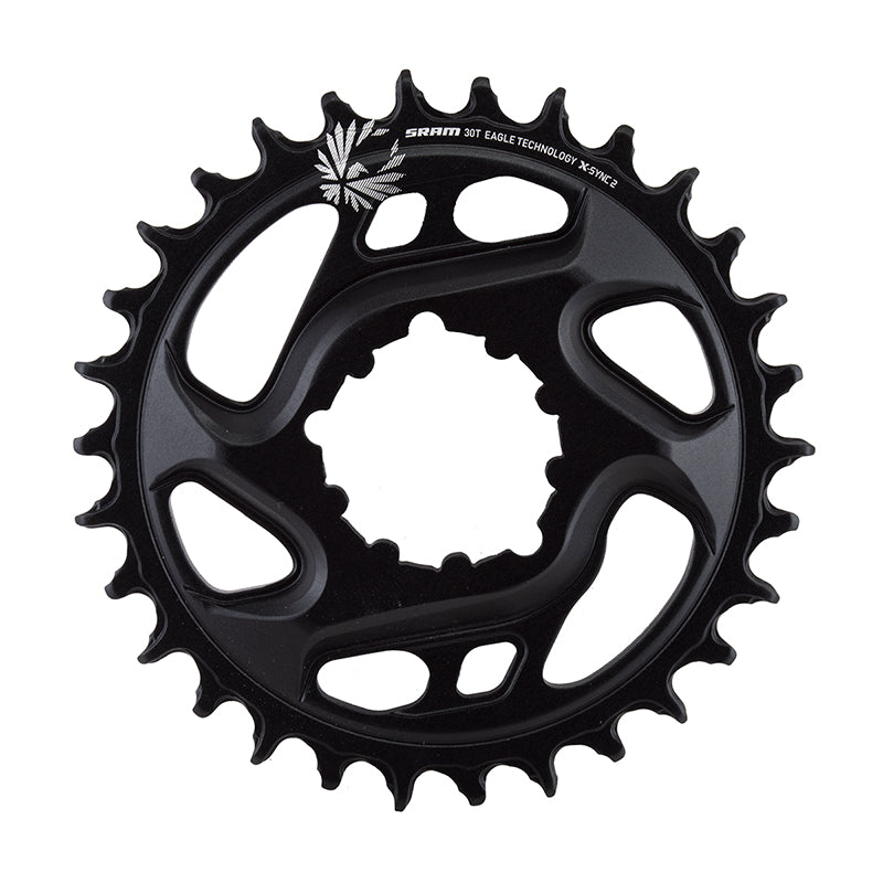 X-Sync 2 Eagle Cold Forged Direct Mount Chainring 30T 6mm Offset - Bicycle Warehouse