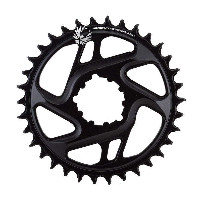 X-Sync 2 Eagle Cold Forged Direct Mount Chainring 34T 6mm Offset - Bicycle Warehouse