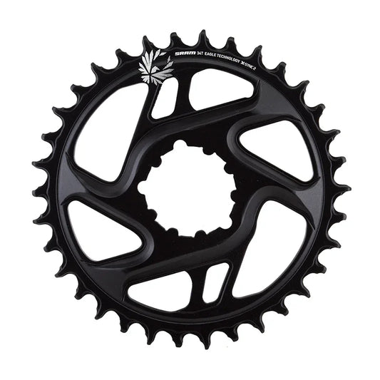 X-Sync 2 Eagle Cold Forged Direct Mount Chainring 34T 6mm Offset - Bicycle Warehouse