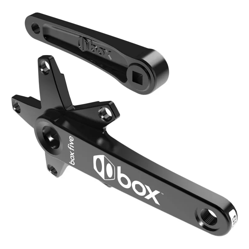 Box components .five. Square Tapered Forged 140 SQR JIS crankset black - Bicycle Warehouse