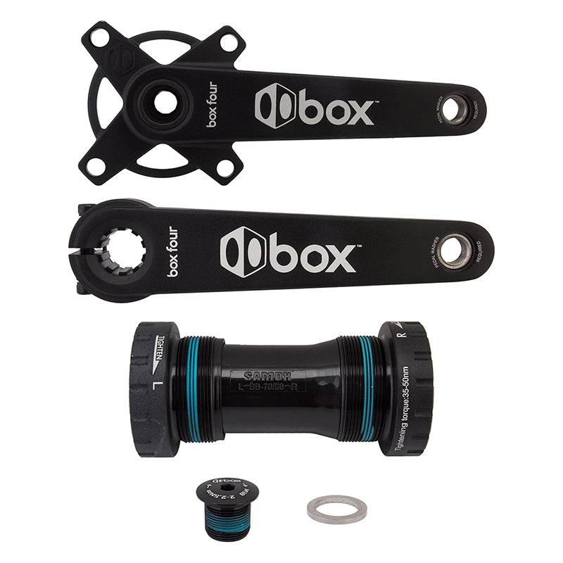Box Four Crankset with BB 165mm - Black - Bicycle Warehouse