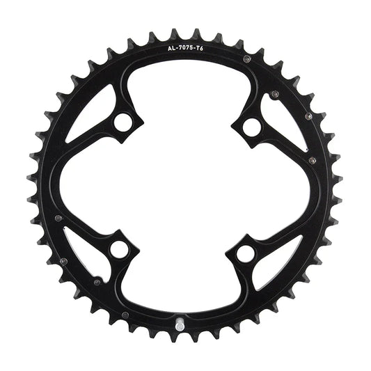 Trushift 44T x 104mm Black Alloy Chainring - Bicycle Warehouse
