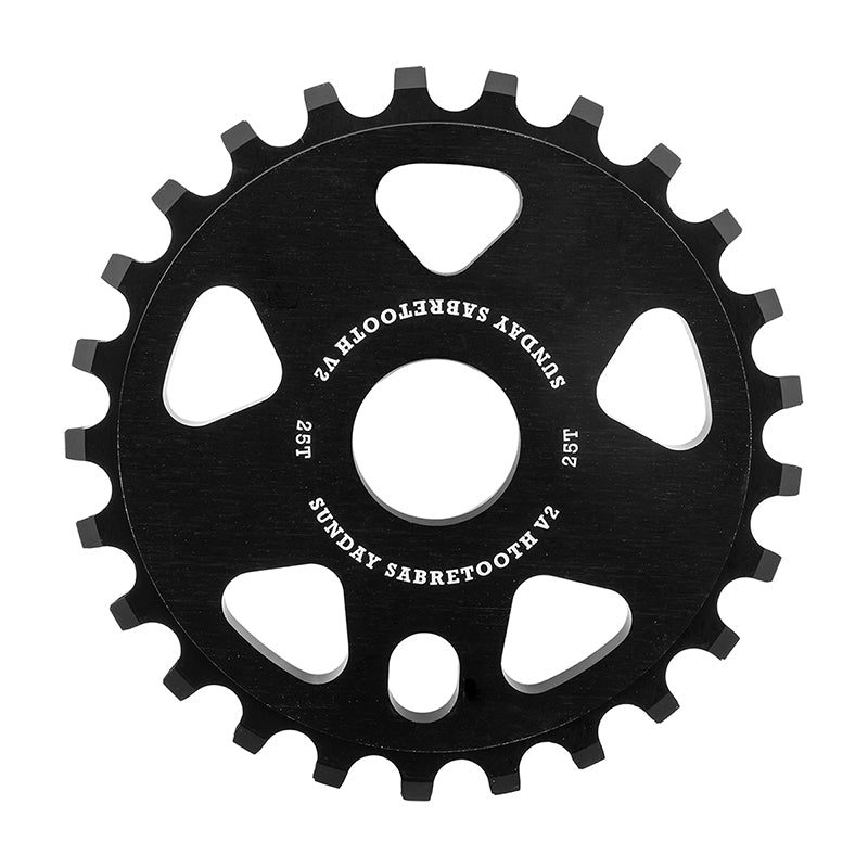 Sabretooth V2 Sprocket - 25t Black - Bicycle Warehouse
