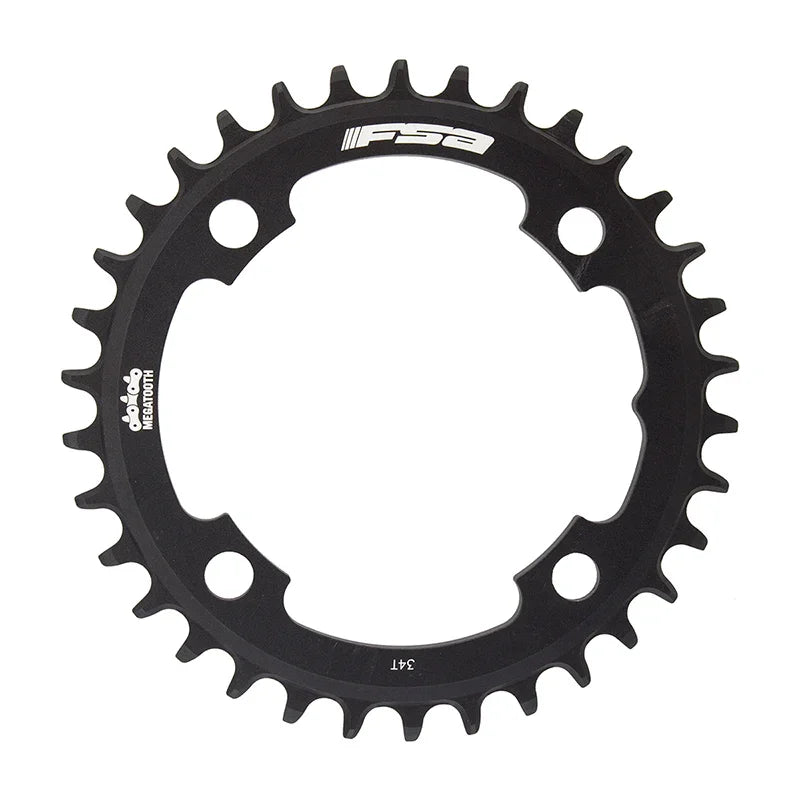 Megatooth 1x10/11sp Chainring 104BCDx34T Blk - Bicycle Warehouse