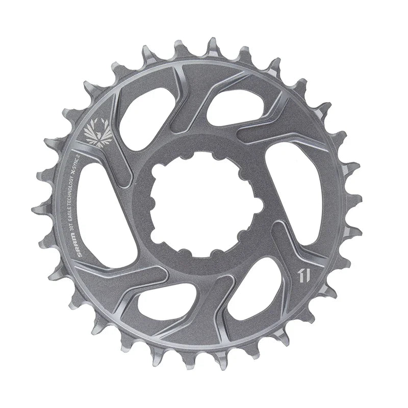 X-Sync 2 Eagle Direct Mount Chainring - 30 Tooth 3mm Boost Offset 12-Speed Polar Grey - Bicycle Warehouse