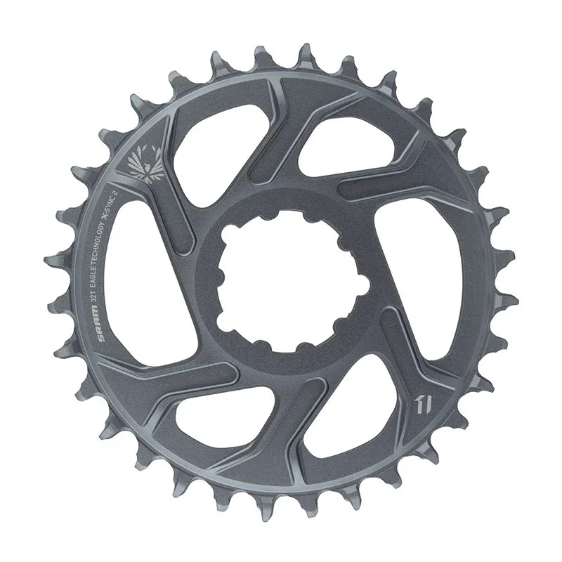 X-Sync 2 Eagle Direct Mount Chainring - 32 Tooth 3mm Boost Offset 12-Speed Polar Grey - Bicycle Warehouse