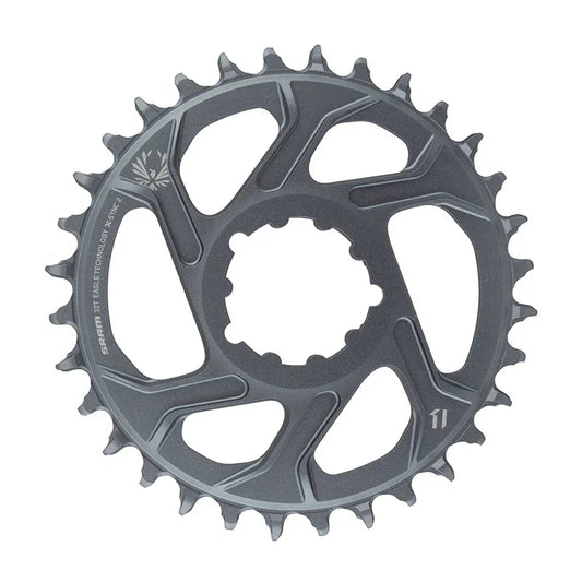 X-Sync 2 Eagle Direct Mount Chainring - 32 Tooth 3mm Boost Offset 12-Speed Polar Grey - Bicycle Warehouse
