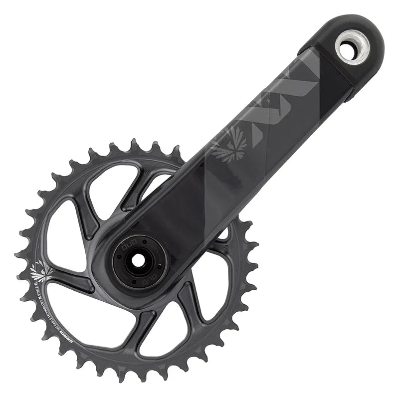 XX1 Eagle DUB Crankset Speed: 11/12 Spindle: 28.99mm BCD: Direct Mount 34 DUB 170mm Grey MTB - Bicycle Warehouse