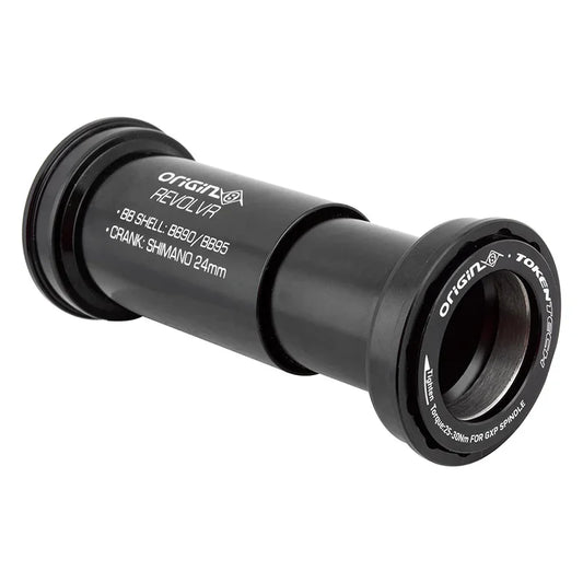 Revolvr OS Thread-Together BB90/95 Bottom Bracket 90.5/95.5mm x 37.1~37.2mm Shimano HTII 24mm - Bicycle Warehouse