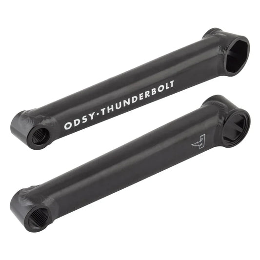 Thunderbolt Crankset - 170mm Left Hand Drive Rust Proof Black - Bicycle Warehouse