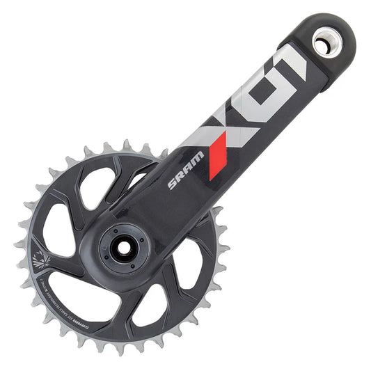 X01 Eagle DUB C3 Crankset Speed: 11/12 Spindle: 28.99mm BCD: Direct Mount 32 DUB 175mm Red MTB - Bicycle Warehouse