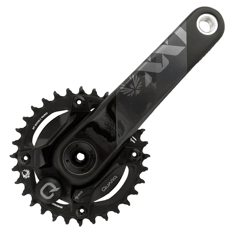 XX1 Eagle DUB Power Meter Power Meter Crankset Speed: 11/12 Spindle: 28.99mm BCD: 104 32 DUB 170mm Black Boost - Bicycle Warehouse