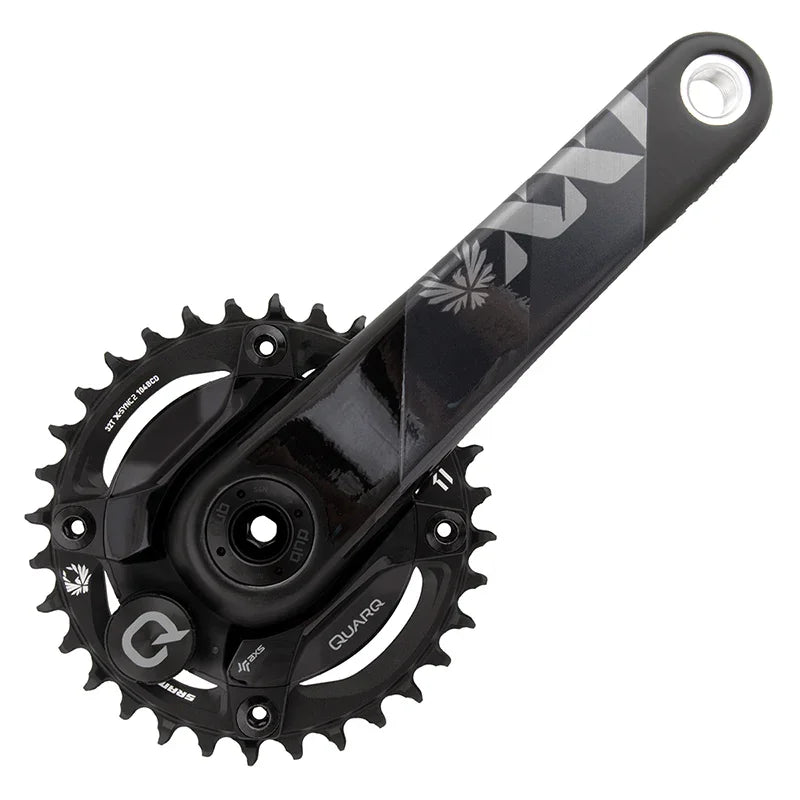 XX1 Eagle DUB Power Meter Power Meter Crankset Speed: 11/12 Spindle: 28.99mm BCD: 104 32 DUB 175mm Black Boost - Bicycle Warehouse