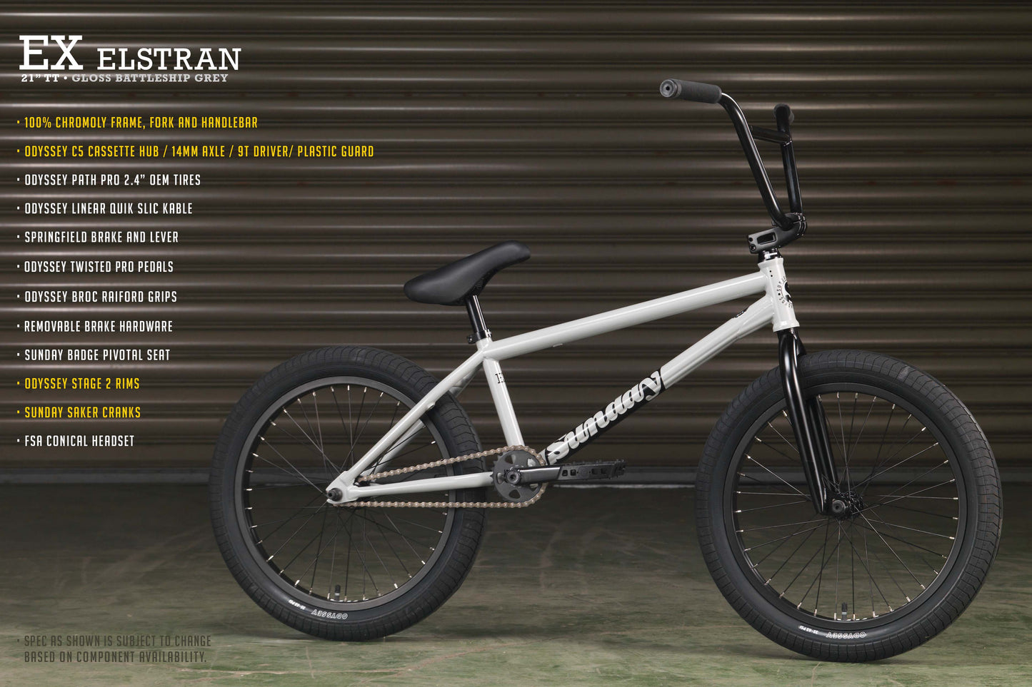 EX - Erik Elstran Signature BMX Bike