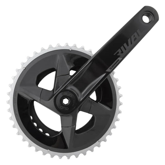 Rival AXS Wide Crankset - 172.5mm 12-Speed 43/30t 94 BCD DUB Spindle Interface BLK D1 - Bicycle Warehouse