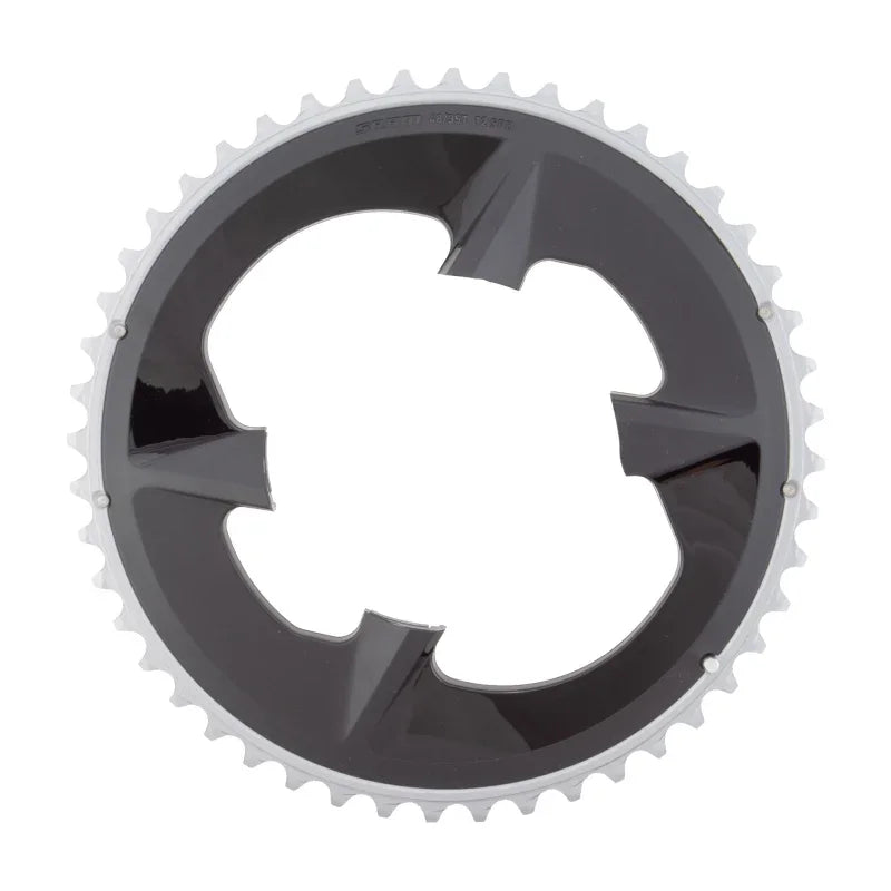 Rival 2x12-Speed Outer Chainring - 48t 107 BCD BLK For use 35t Inner - Bicycle Warehouse