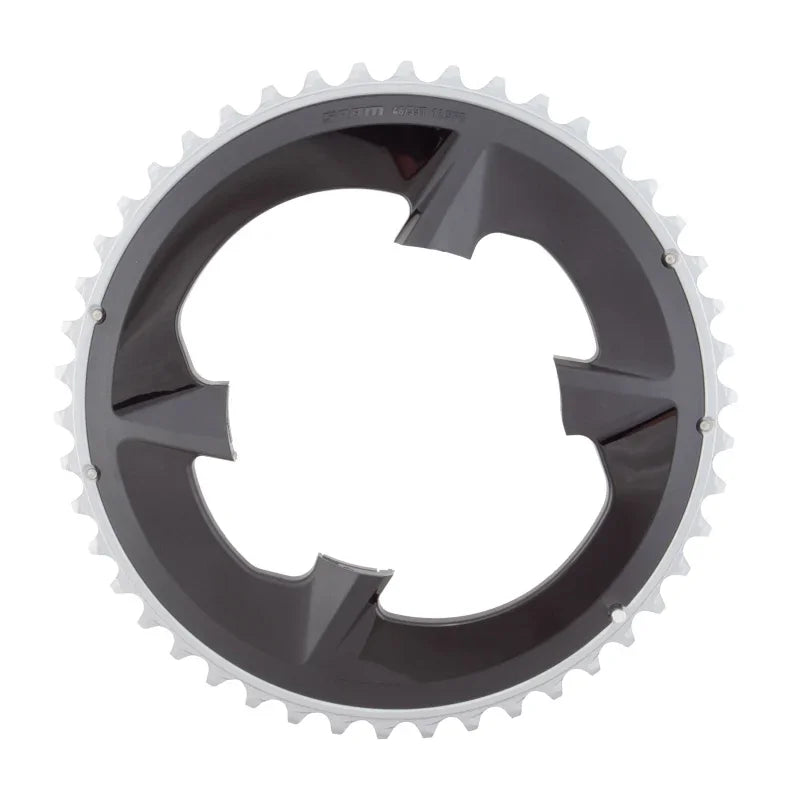 Rival 2x12-Speed Outer Chainring - 46t 107 BCD BLK For use 33t Inner - Bicycle Warehouse