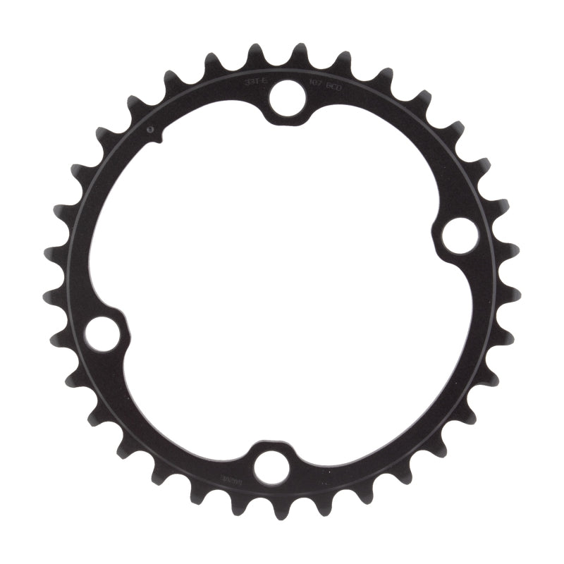 Rival 2x12-Speed Inner Chainring - 33t 107 BCD BLK For use 46t Outer - Bicycle Warehouse