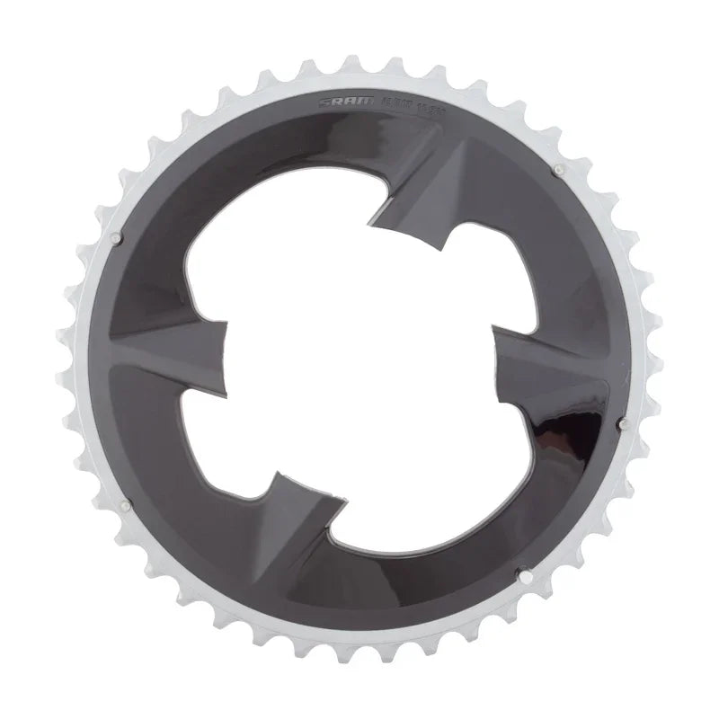 Rival Wide 2x12-Speed Outer Chainring - 43t 94 BCD BLK For use 30t Inner - Bicycle Warehouse