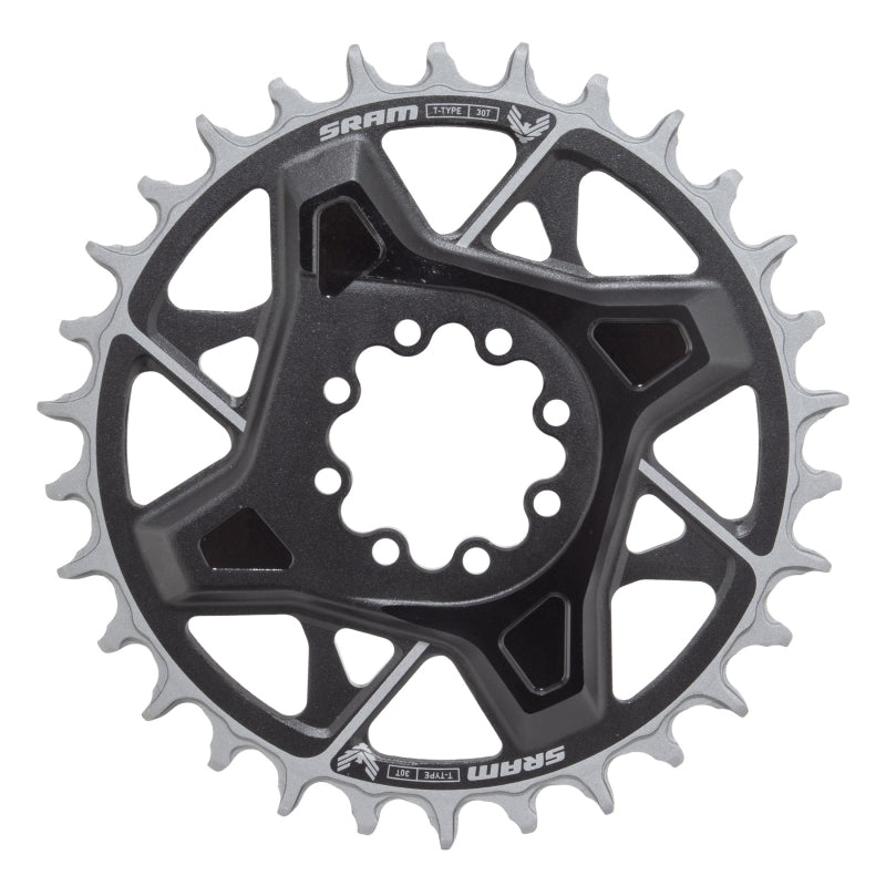 X0 Eagle T-Type Direct Mount Chainring - 30t 12-Speed 8-Bolt Direct Mount 3mm Offset Aluminum BLK D1 - Bicycle Warehouse