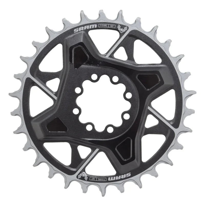 X0 Eagle T-Type Direct Mount Chainring - 30t 12-Speed 8-Bolt Direct Mount 3mm Offset Aluminum BLK D1 - Bicycle Warehouse