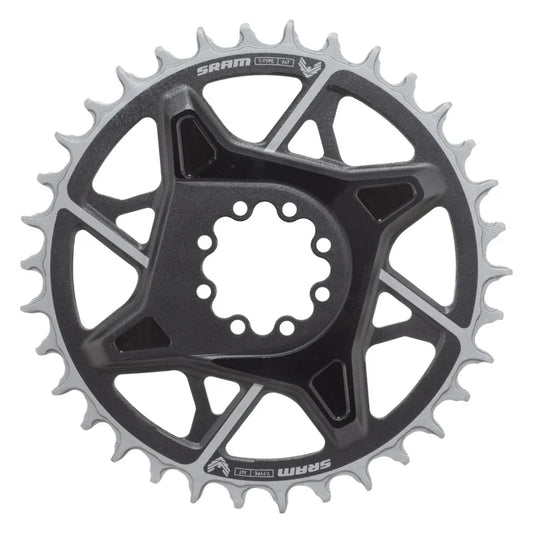 X0 Eagle T-Type Direct Mount Chainring - 34t 12-Speed 8-Bolt Direct Mount 3mm Offset Aluminum BLK D1 - Bicycle Warehouse