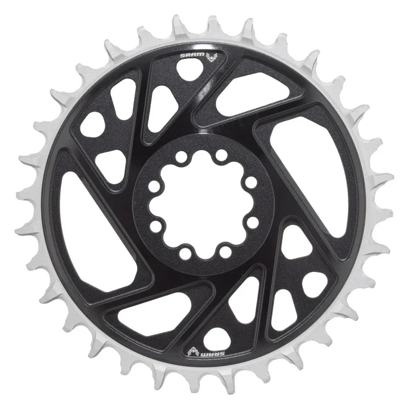 XX Eagle T-Type Direct Mount Chainring - 32t 12-Speed 8-Bolt Direct Mount 3mm Offset Aluminum BLK D1 - Bicycle Warehouse