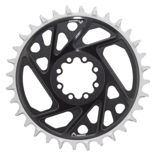 XX Eagle T-Type Direct Mount Chainring - 32t 12-Speed 8-Bolt Direct Mount 3mm Offset Aluminum BLK D1 - Bicycle Warehouse