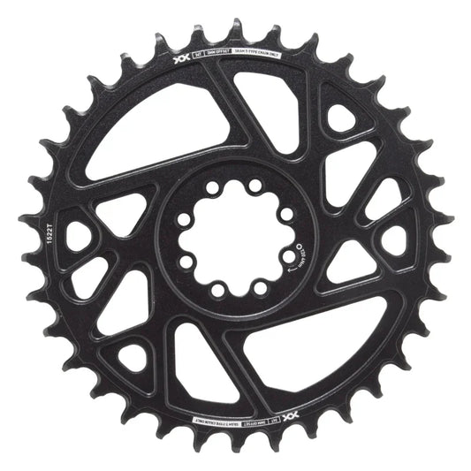 XX Eagle T-Type Direct Mount Chainring - 34t 12-Speed 8-Bolt Direct Mount 3mm Offset Aluminum BLK D1 - Bicycle Warehouse
