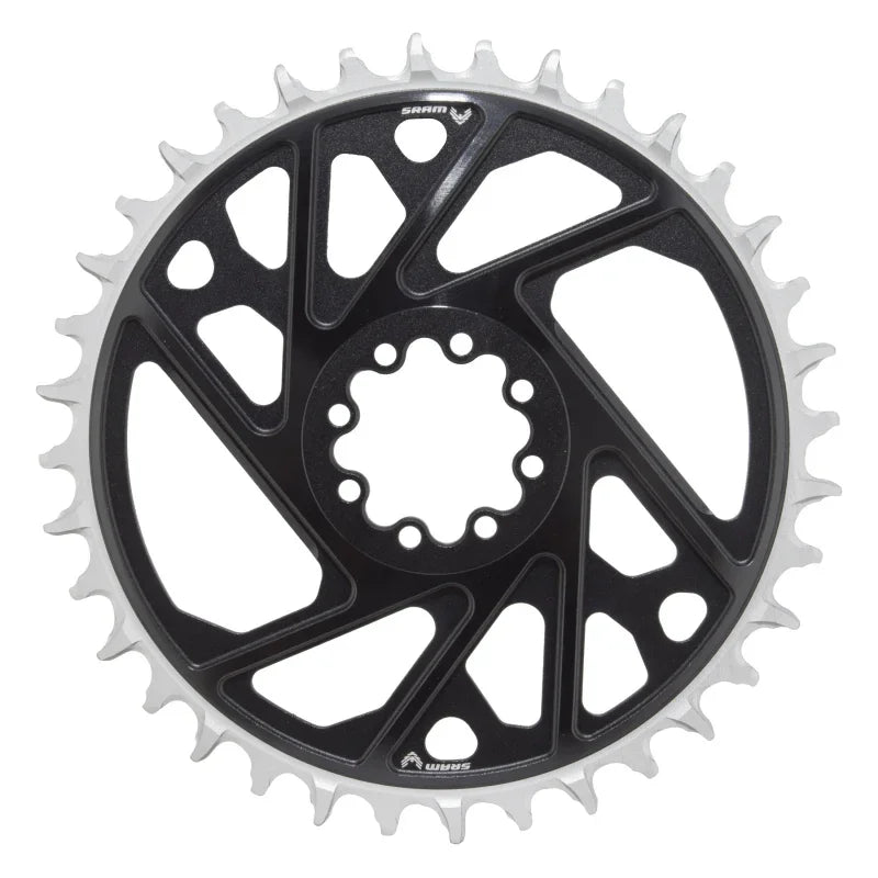 XX Eagle T-Type Direct Mount Chainring - 36t 12-Speed 8-Bolt Direct Mount 3mm Offset Aluminum BLK D1 - Bicycle Warehouse