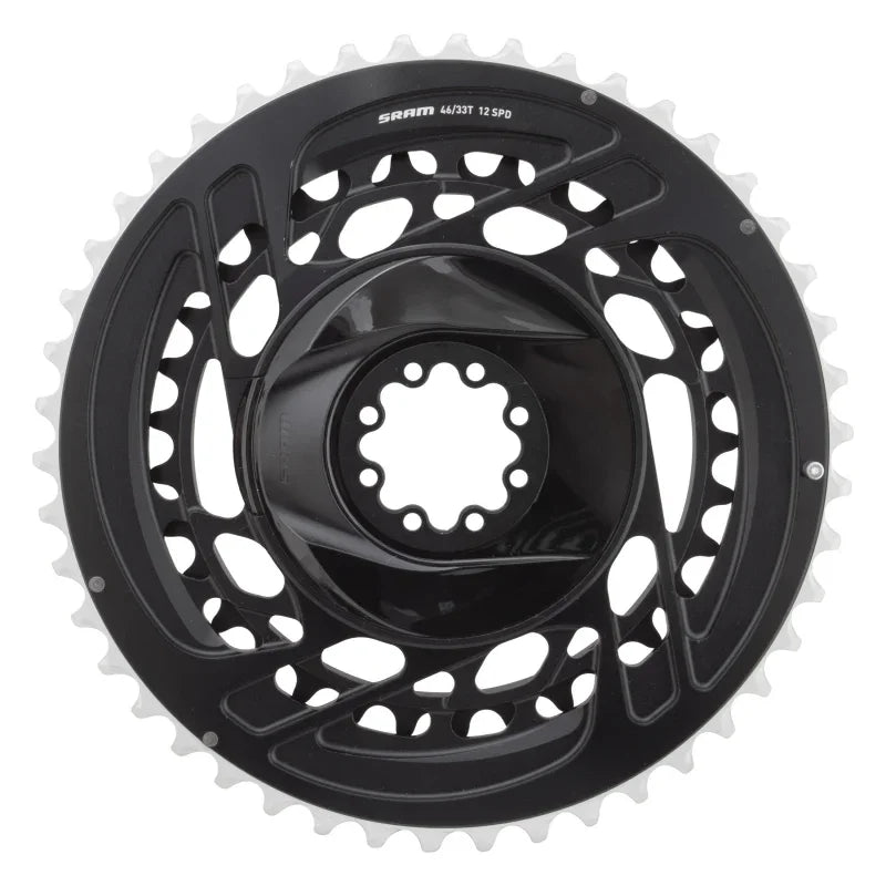 Force 2x Chainring Kit - 46/33t 2x12-Speed 8-Bolt Direct Mount Black D ...