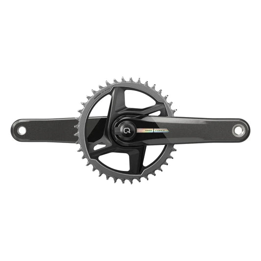 Force D2 1x Power Meter Crankset Speed: 12 Spindle: 28.99mm BCD: Direct Mount 40 DUB 172.5mm Black Road Disc - Bicycle Warehouse