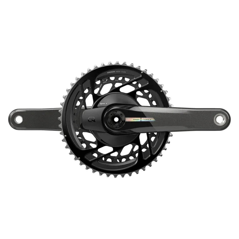 Force D2 2x Power Meter Crankset Speed: 12 Spindle: 28.99mm BCD: Direct Mount 50/37 DUB 175mm Black Road Disc - Bicycle Warehouse