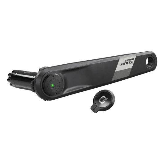 Apex AXS Wide Left Crank Arm Power Meter Spindle Assembly - 165mm 12-Speed DUB Spindle Interface BLK D1 - Bicycle Warehouse