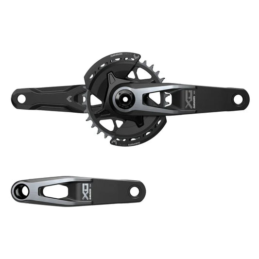 X0 Eagle T-Type Wide Crankset - 175mm 12-Speed 32t Chainring Direct Mount 2-Guards DUB Spindle Interface BLK V2 - Bicycle Warehouse
