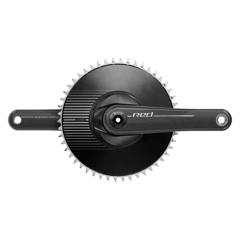 Red DUB 1x Aero E1 Crankset Speed: 12 Spindle: 28.99mm BCD: Direct Mount 8 Bolt 50 DUB 175mm Black Road - Bicycle Warehouse