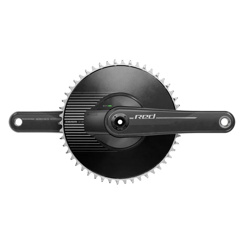 RED 1 AXS Power Meter Crankset - 165mm 12-Speed 50t Aero Chainring 8-Bolt Direct Mount DUB Spindle Interface Natural Carbon E1 - Bicycle Warehouse