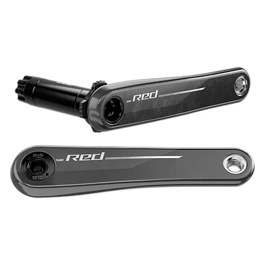 RED 1x XPLR Wide Crank Arm Assembly - 175mm 13-Speed 8-Bolt Direct Mount DUB Spindle Natural Carbon E1 - Bicycle Warehouse
